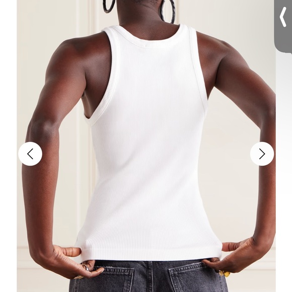 AGOLDE
Bailey ribbed stretch-Lyocell and organic cotton-blend tank - Picture 2 of 6